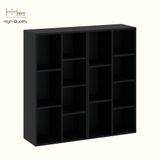  HAPPY FURNITURE ,COMBO 2 kệ sách 7 ngăn - CATY , KSA_095, 104cm x 28cm x 100cm DxRxC 