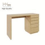  HAPPY FURNITURE , Bàn làm việc 5 ngăn kéo - MACRO , BAN_010 , 120cm x 45cm x 75cm 