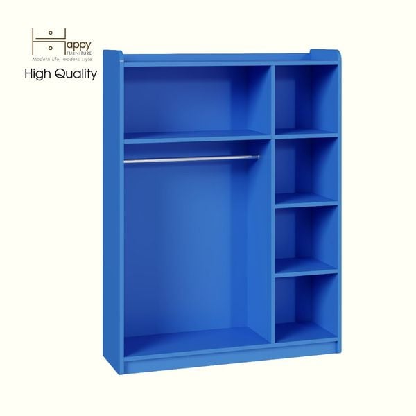  HAPPY FURNITURE , Tủ quần áo cho trẻ em - KID , TLT_007 , 100cm x 32cm x 134cm 