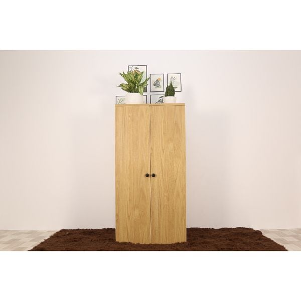  HAPPY FURNITURE , Tủ quần áo 2 cửa mở - LILY , TCM_093 , 60cm x 42cm x 120cm 