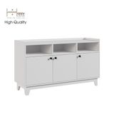  HAPPY FURNITURE , Tủ lưu trữ 3 cửa mở - KINA , TCM_040 , 124cm x 40cm x 72cm 