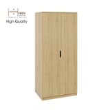  HAPPY FURNITURE , Tủ quần áo đơn giản 2 cửa mở - DASH , TCM_006 , 78cm x 53cm x 178cm 