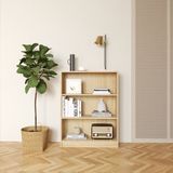  HAPPY FURNITURE , kệ sách 3 tầng - CATY , KSA_007 , 80cm x 28cm x 106cm 