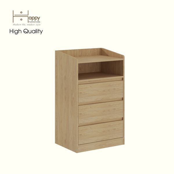  HAPPY FURNITURE , Tủ lưu trữ 3 ngăn kéo - KATE , THK_321 ,60cm x 45cm x 100cm DxRxC 