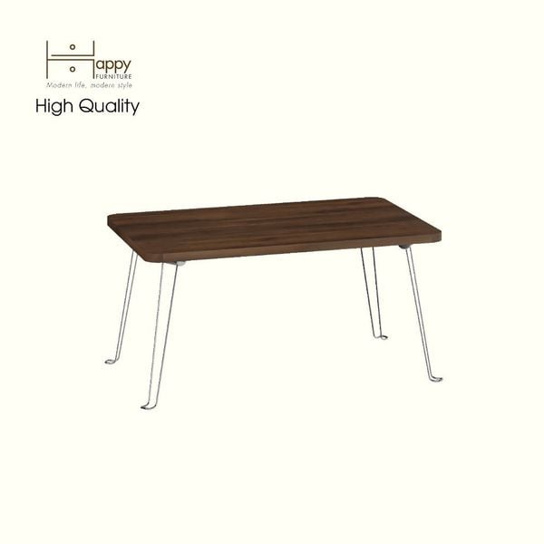  HAPPY FURNITURE , Bàn gấp gọn gỗ công nghiệp MDF chống ẩm cao cấp , BAN_G01 , 60cm x 40cm x 30cm 