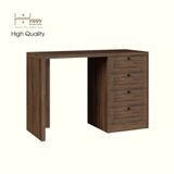  HAPPY FURNITURE , MATTA - Bàn làm việc 4 ngăn kéo , BAN_123 , 110cm x 45cm x 75cm DxRxC 