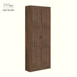  HAPPY FURNITURE , MATTA - Kệ sách 6 tầng 2 cánh mở, KSA_065 , 80cm x 28cm x 200cm DxRxC 