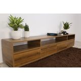  HAPPY FURNITURE , Kệ TIVI 4 ngăn kéo - ZANE , KTV_021 , 220cm x 40cm x 45cm 