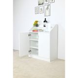  HAPPY FURNITURE, Tủ giày 2 cánh mở - WINNI , TCM_155 , 74cm x 34cm x 90cm 