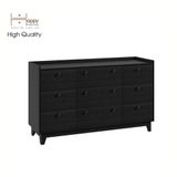  HAPPY FURNITURE , Tủ đựng đồ 9 ngăn kéo - KINA , THK_072 , 140cm x 45cm x 84cm 