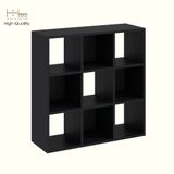  HAPPY FURNITURE , Kệ sách 9 ngăn - CHANN, KSA_112 , 80cm x 28cm x 80cm DxRxC 