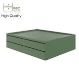  HAPPY FURNITURE , Giường ngủ 4 ngăn kéo - SWEETY , GNG_077 GNG_078 GNG_079 GNG_080 , 203x54cm, dài x cao 