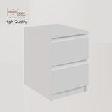  HAPPY FURNITURE , Táp đầu giường 2 hộc kéo - DOOBIE , THK_002 , 40cm x 48cm x 55cm 