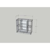  HAPPY FURNITURE , Tủ lưu trữ 4 ngăn kéo - MERI , THK_297 , 100cm x 40cm x 90cm DxRxC 