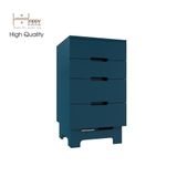  HAPPY FURNITURE , Tủ lưu trữ 4 ngăn kéo - MOLLY , THK_107 , 45cm x 45cm x 80cm 