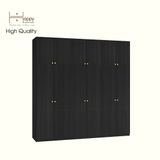  HAPPY FURNITURE , Tủ quần áo 12 cánh mở - JOVIE , TCM_168 , 240cm x 54cm x 240cm 