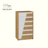  HAPPY FURNITURE , Tủ lưu trữ 6 ngăn kéo - PONIX , THK_111 , 60cm x 45cm x 106cm 