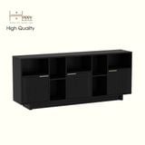  HAPPY FURNITURE , Kệ TV 3 cửa mở - NAMI, KTV_073 , 160cm x 30cm x 66cm DxRxC 