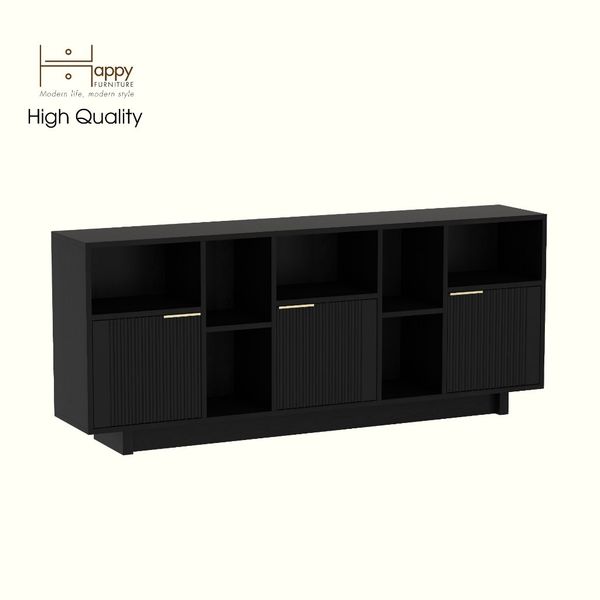  HAPPY FURNITURE , Kệ TV 3 cửa mở - NAMI, KTV_073 , 160cm x 30cm x 66cm DxRxC 