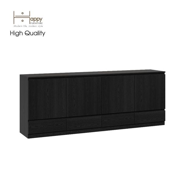  HAPPY FURNITURE , Tủ lưu trữ 4 cánh mở - OLA , TCM_076 , 180cm x 40cm x 76cm 