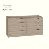  HAPPY FURNITURE , Tủ lưu trữ 8 ngăn kéo - WINNI , THK_140 , 160cm x 45cm x 84cm 