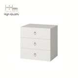  HAPPY FURNITURE , Tủ đựng đồ 3 ngăn kéo - WESLEY , THK_043 , 60cm x 45cm x 60cm 