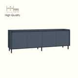  HAPPY FURNITURE , Kệ TV 4 cửa mở chân sắt - LAVIA , KTV_046 , 180cm x 40cm x 60cm 