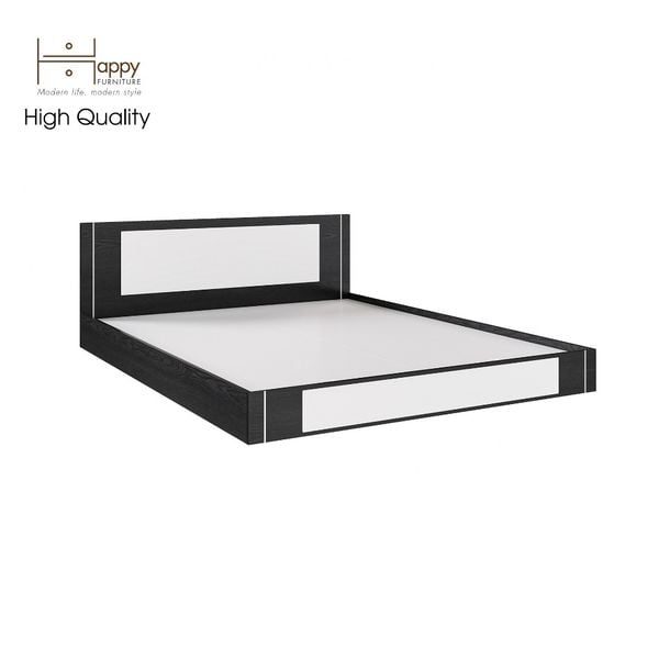  HAPPY FURNITURE , Giường ngủ bệt - TAKO , GNG_134 GNG_135 GNG_136 GNG_137 , 205cm x 18cm 