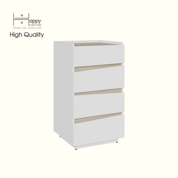  HAPPY FURNITURE , Tủ lưu trữ 4 ngăn kéo - VIGGO , THK_159 , 46cm x 40cm x 82cm 