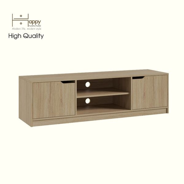  HAPPY FURNITURE , Kệ TV 2 cửa mở - ASO, KTV_091 , 160cm x 45cm x 45cm DxRxC 
