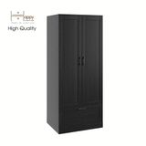  HAPPY FURNITURE , Tủ treo quần áo tiện dụng - SALY , TCM_010 , 76cm x 56cm x 180cm 