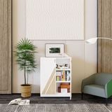  HAPPY FURNITURE , Tủ lưu trữ 2 cửa mở - CHARIS , TCM_116 , 72cm x 30cm x 90cm 