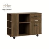 HAPPY FURNITURE , Tủ đựng hồ sơ kết hợp kệ sách - COMFEE , THK_017 , 100cm x 40cm x 66cm 