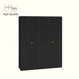  HAPPY FURNITURE , Tủ quần áo 4 cánh mở - JOVIE , TCM_167 , 180cm x 54cm x 220cm 