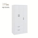  HAPPY FURNITURE , Tủ quần áo đa năng 3 cửa mở - SALY , TCM_007 , 92cm x 45cm x 180cm 
