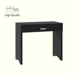  HAPPY FURNITURE , Bàn trang điểm 1 ngăn kéo - CHEVY, BAN_136 , 90cm x 45cm x 78cm DxRxC 