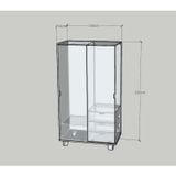  HAPPY FURNITURE , ALVA - Tủ quần áo 2 cửa lùa, TCL_041 , 100cm x 54cm x 180cm DxRxC 