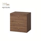  HAPPY FURNITURE , Tủ đựng đồ 3 ngăn kéo - WESLEY , THK_043 , 60cm x 45cm x 60cm 