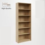  HAPPY FURNITURE , kệ sách 6 tầng - CATY , KSA_006 , 80cm x 28cm x 202cm 