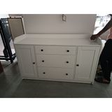  HAPPY FURNITURE , Tủ 2 cửa mở 3 ngăn kéo - CANA , THK_007 , 140cm x 46cm x 84cm 