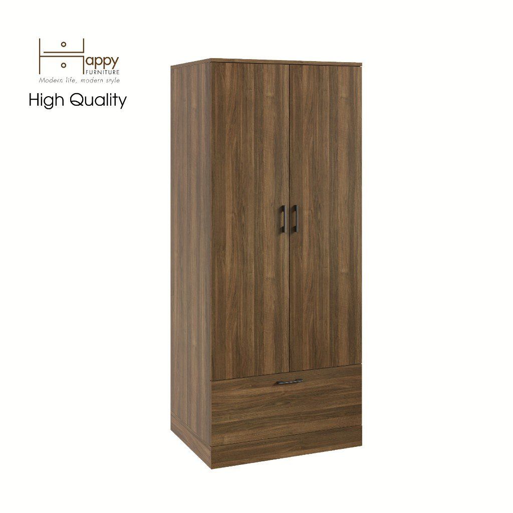  HAPPY FURNITURE , Tủ treo quần áo tiện dụng - SALY , TCM_009 , 76cm x 56cm x 180cm DxRxC 
