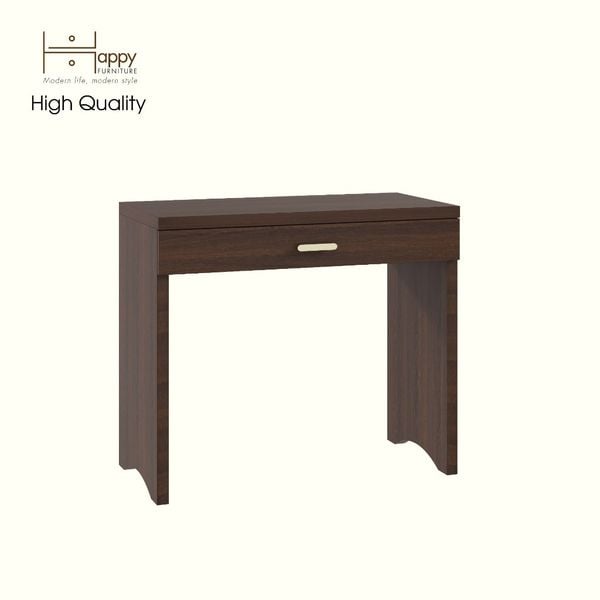  HAPPY FURNITURE , Bàn trang điểm 1 ngăn kéo - CHEVY, BAN_136 , 90cm x 45cm x 78cm DxRxC 