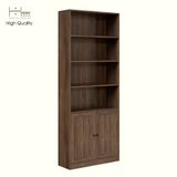  HAPPY FURNITURE , MATTA - Kệ sách 6 tầng 2 cánh mở, KSA_067 , 80cm x 28cm x 200cm DxRxC 