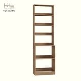  HAPPY FURNITURE , Kệ sách 6 tầng - LILY , KSA_046 , 61cm x 35cm x 212cm 