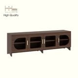  HAPPY FURNITURE , Kệ TV 4 cửa kính - CHEVY, KTV_079 , 180cm x 40cm x 56cm DxRxC 