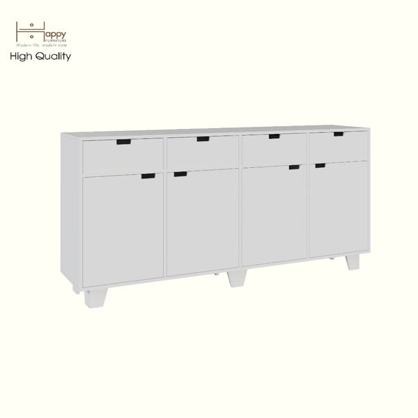 HAPPY FURNITURE , ALVA - Tủ lưu trữ 4 cửa mở 4 ngăn kéo , TCM_214 , 180cm x 40cm x 86cm DxRxC 