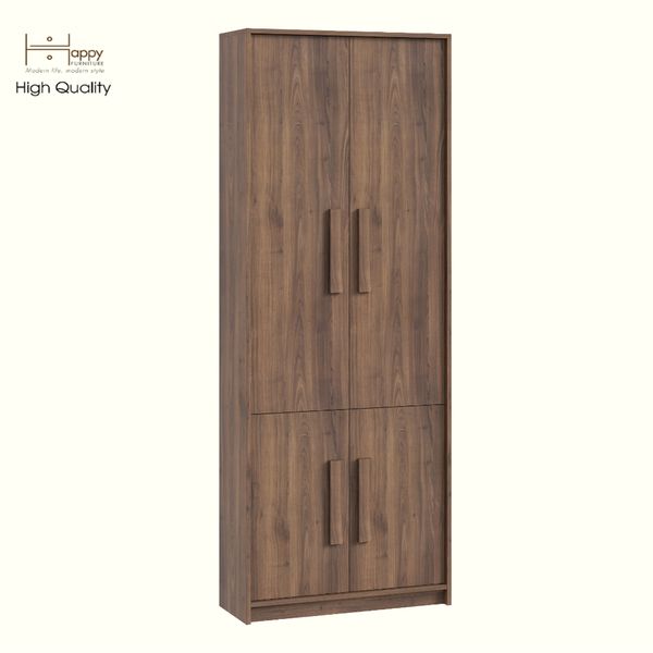  HAPPY FURNITURE , Tủ lưu trữ 4 cửa mở - RUBEL, TCM_227, 80cm x 30cm x 210cm DxRxC 