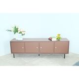  HAPPY FURNITURE , Tủ TV 4 cánh mở chân sắt - SWEETY , KTV_017 , 180cm x 40cm x 56cm 