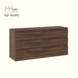  HAPPY FURNITURE , Tủ 6 ngăn kéo - DOOBIE , THK_004 , 160cm x 48cm x 78cm 
