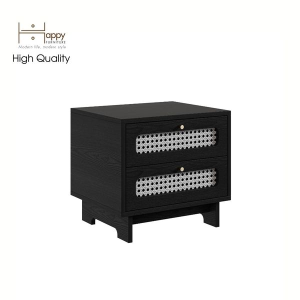  HAPPY FURNITURE , Táp đầu giường 2 ngăn - MEYDAN , THK_076 , 48cm x 40cm x 44cm 